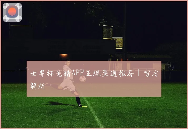 世界杯竞猜APP正规渠道推荐｜官方解析